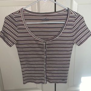 hollister baby tee